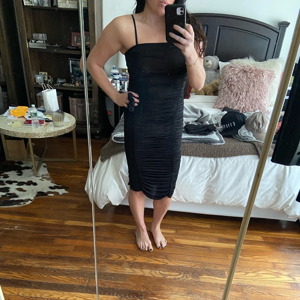 Glamorous Ruched Dress - Picture 4 of 5